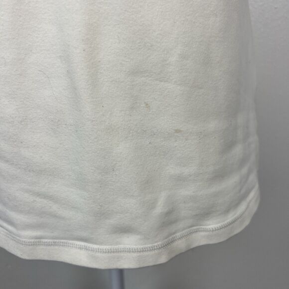 Lululemon Tank Top Women Large Cream V-Neck Wide Strap Activewear Athletic - Picture 5 of 11
